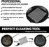 Cast Iron Scrubber Chainmail Link Scraper 8"x6" - 316 Stainless Steel Skillet Cleaner for Pans & Grills