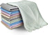 ZHJISHGUO 10 Pcs Extra Soft Microfiber Cleaning Cloths High-Absorbency, Quick-Drying, and Non-Scratch for