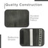 AlveyTech Water-Resistant Saddle Bag (Large, Black) - For Mobility Scooters, Wheelchairs, & Power Chairs - Lightweight