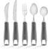 Special Supplies 5-Piece Adaptive Utensils Set, Non-Weighted, Non-Slip Handles for Hand Tremors, Arthritis, Parkinson’s