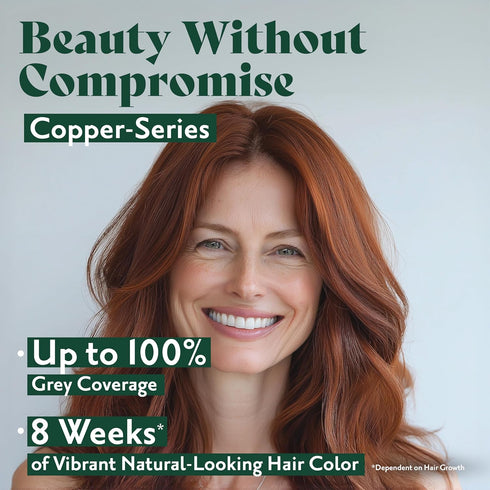 Herbatint Permanent Hair Dye For Women - 5R Light Copper Chestnut - Ammonia-Free, Vegan, 100% Gray Coverage, 5.75 oz