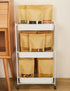 FireKylin 100 Pcs Kraft Paper Bags with Window, 6.3" x 8.6" Zip Lock Food Storage Bags for Packaging Products