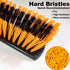 18" Heavy Push Broom for Outdoor Cleaning, 54" Long Handle for Deck, Driveway, and Garage