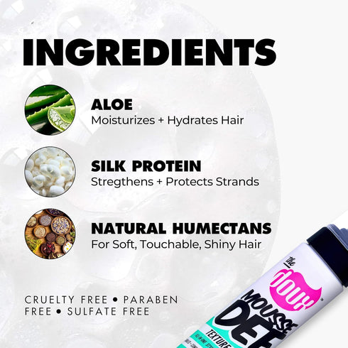 The Doux Multi-Use Mousse for Curly Hair - Curl Definition, Volume & Shine