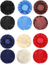 Syhood 6 Pieces Satin Bonnet Sleep Cap, Soft Elastic Night Hair Cover for Women in Red, Navy Blue, Dark Blue, and More