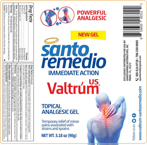 Fast and Effective Relief Gel for External Use with Powerful Action, Effects Perceived Within 40 Seconds