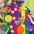 169 Pieces Rainbow Party Supplies Disposable Dinnerware Set for 24 Guests, Plates, Cups, Napkins, Cutlery