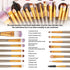 UCANBE Eyeshadow Palette with 15 Brushes Makeup Sets - Pigmented Eye Makeup Pallet Holiday Gift Set, All-in-One Kit.