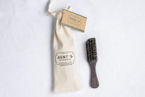 Hybrid Beard Brush by Gent’s Istanbul, Grooming Brush for Men to Straighten and Promote Beard Growth