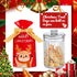 DLY 50 Pcs Christmas Candy Bags - Plastic Drawstring Gift Bags for Treats and Party Favors