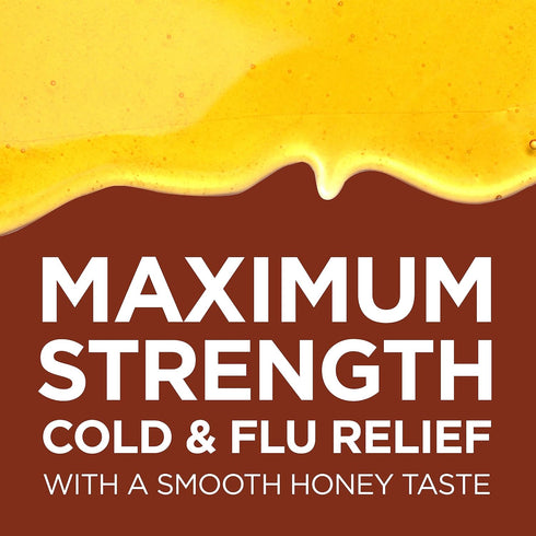 GoodSense Nighttime Honey Flavor Severe Cold and Flu Relief, Liquid Medicine, 12 Fl Oz