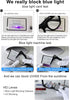 OCCI CHIARI Blue Light Blocking Glasses - Fashion Readers for Computer Use (Black, 0)