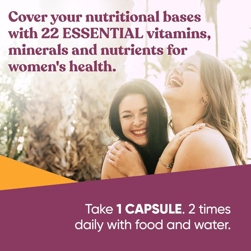 Next Gen Multivitamin for Women - 60 Vegetarian Soft Capsules with 22 Optimized Vitamins for Immunity, Beauty, Energy