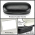 2 in 1 Contact Lens Case and Glasses Case, Double Sided Design with Mirror & Tweezer, Portable Kit
