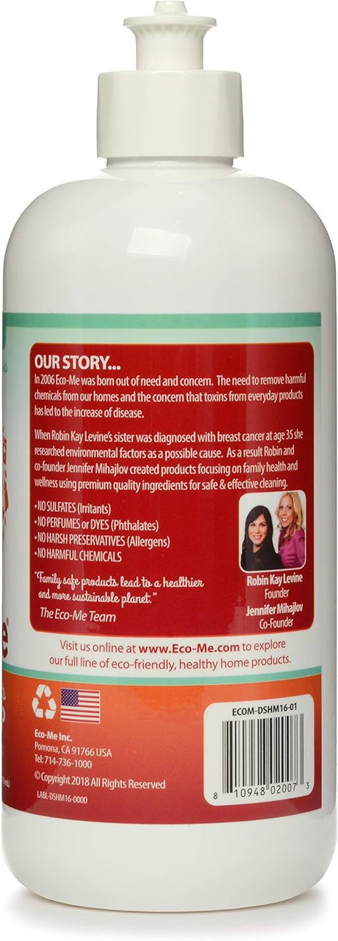 EcoMe Dish Soap Liquid, 16 oz, Herbal Mint