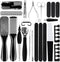 Professional 30PCS Manicure and Pedicure Tool Kit, Exfoliation Foot File Set for Women and Men at Home or Travel