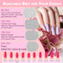 Professional Nail Files - Emery Board Nail File for Natural Nails 100/180/240 Grit, 12pcs Fine Grit Manicure Tools