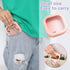Prudiut 2pcs Hair Tie Organizer, Small Hair Tie Holder for Baby Teen Girl Women, Portable Desktop Storage