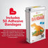BioSwiss Bandages - Dinosaur Shaped Self Adhesive Bandage, Latex Free, 50 Count