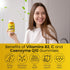 Vitamin B2 Gummies for Adults and Kids - 100mg Riboflavin with CoQ10 and Vitamin C for Migraine Relief, Pineapple Flavor