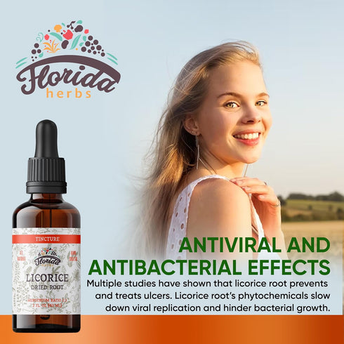 Organic Licorice Tincture, 2 oz, Herbal Supplement, Non-GMO, Cold-Pressed Vegetable Glycerin, 670 mg