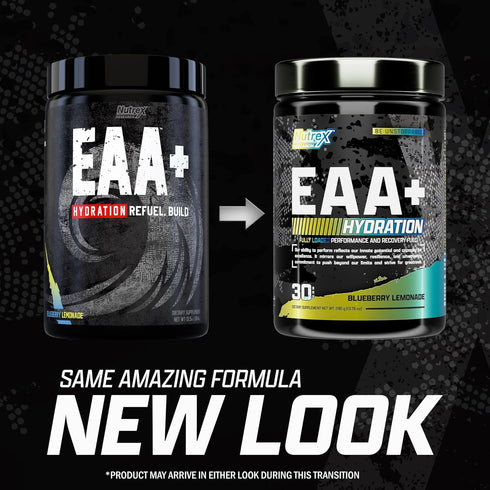 Nutrex Research EAA Hydration | EAAs + BCAAs Powder | 8G Essential Amino Acids + Electrolytes | Apple Pear 30 Servings