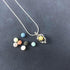 Essential Oil Diffuser Necklace Twisted Ball Aromatherapy Locket Pendant with 8 Lava Stone Balls