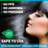Vegetal Safe Hair Color - Dark Brown 50gm Certified Organic Chemical Free Hair Color for Men and Women