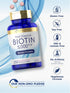 Carlyle Biotin 5000mcg, 250 Fast Dissolve Tablets, Vegetarian, Non-GMO, Gluten Free Supplement
