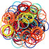 TecUnite 200 Pieces No Metal Hair Elastics Bulk Rubber Bands for Women (Multicolor)