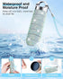 Zannaki Metal Bling Pill Organizer, Travel Waterproof Weekly Pill Box, Portable Large Aluminum Alloy Container, BPA Free