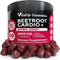 Cardio Beet Gummies 2600mg - Nitric Oxide Gummies with Beet Root, Grape Seed Extract, CoQ10, Vitamin C & B12, 60 Count