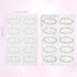 Nail Cuticle Pusher Kit - Self-Adhesive Sandpaper Manicure Tools, 240/100 Grit Sandpaper Sheets, Nail Care