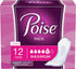 Poise Incontinence Pads, Maximum Absorbency, Long, 12 Count