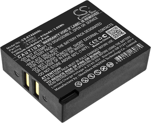 LX600LI Battery Replacement for Eartec Hub Systems, HUB Ultralite