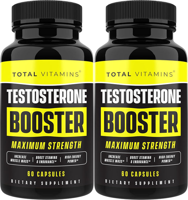 Testosterone Booster for Men - Alpha Pills for Max Muscle Growth, Libido, Energy, and Stamina - Male Enhancing