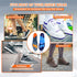 RooRuns Heavy Duty Arch Support Plantar Fasciitis Insoles for Men and Women, Orthotic Inserts Shoe Insoles for Flat