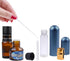 Kare & Kind 5 25 1 78 2 Inhaler Tubes- Aluminum and Glass - for DIY Essential Oil Aromatherapy Use - Refillable