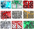 Iconikal Christmas Holiday Foil Embossed Gift Card Holder Boxes with Ribbon, Set of 9