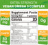 Vegan Omega 3 Supplement Gummies, Sugar Free Algae Omega 3 Fatty Acid 2000mg With 640mg DHA & 290mg EPA, Multivitamin, CoQ10, Astaxanthin For Brain, Joint, Eye,Immune, Fish Oil Supplements Alternative