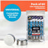 MEDca 1.5V Alkaline Batteries - LR44 AG13 357 303 SR44 Button Coin Cell for Hearing Aids, Toys, Remotes, 60 PCS
