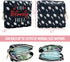 Tampons and Sanitary Pad Storage Bag, Compact and Discreet Period Organizer, Stylish Black for Teens