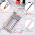 Nail Art Brushes Set, 9PCS Nail Brush with Liner Brush and Dotting Pens for Home and Professional Salon Use