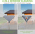 Long Handle Wall Mop 85 Inch, Ceiling Duster Extension Pole 39" to 85", 360° Rotatable Cleaning Tool