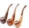 Dr. Watson Wooden Tobacco Pipes Set of 3, Classic Handmade Natural Wood Design