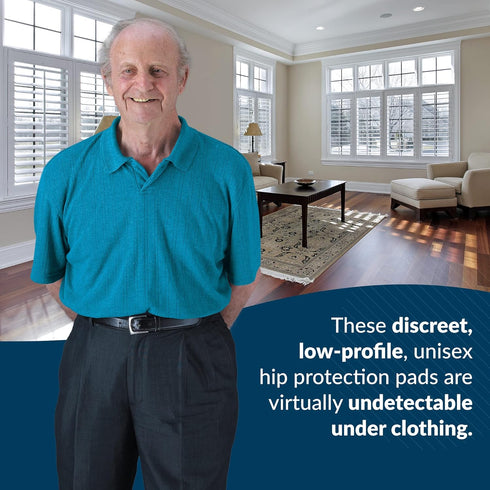 TIDI Posey Hipsters, Unisex, Medium – Qty: 1 – Comfortable, Washable Low-Profile Hip Protection Pads