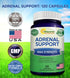 aSquared Nutrition Adrenal Support & Cortisol Manager Supplement (120 Capsules) for Fatigue & Stress Relief