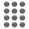 12 Pcs Stainless Steel Wool Scrubber, Soap Pads for Kitchen, Bathroom Cleaning Dishes, Pans, Ovens