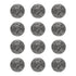 12 Pcs Stainless Steel Wool Scrubber, Soap Pads for Kitchen, Bathroom Cleaning Dishes, Pans, Ovens