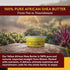 OKAY Pure Naturals Shea Butter Jar - Yellow, 7.5 Ounce (8 Ounce Jar Size)